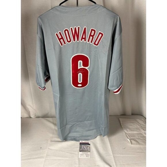 Ryan Howard signed autographed Philadelphia Phillies custom jersey JSA - Picture 1 of 4